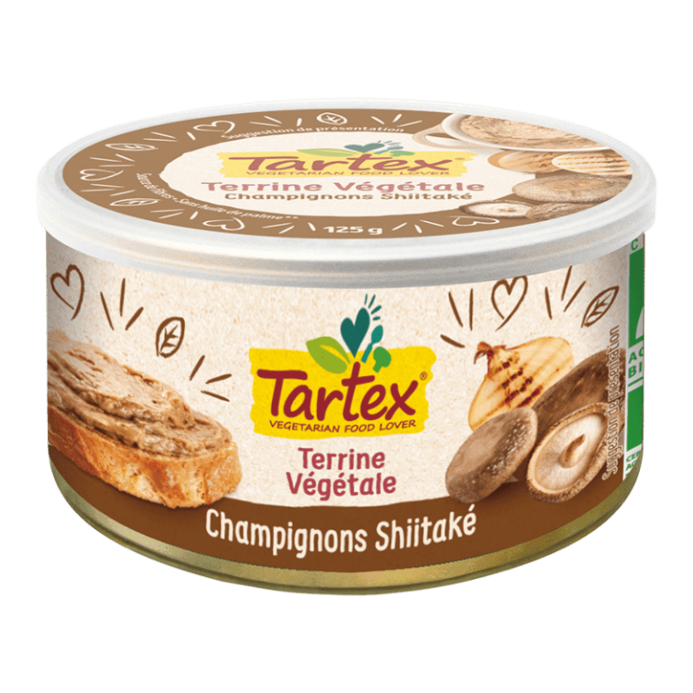 Vegetable terrine with shiitake