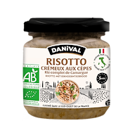 Romige Risotto met paddenstoelen bio