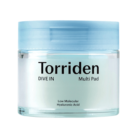 dive in - hyaluronzuur kalmerende en tonifiërende pads