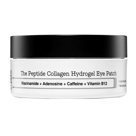 hydrogel oogpatches met peptiden en collageen