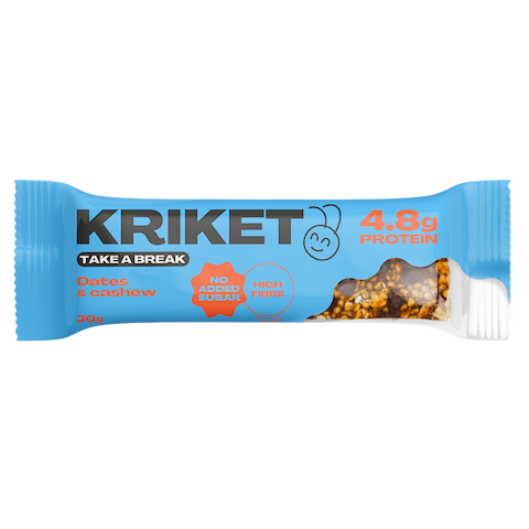 Barre Muesli Cajou, Dattes aux Protéines de Grillon