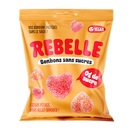 Cœurs Pêche Bonbons Sans Sucre Ajouté 
