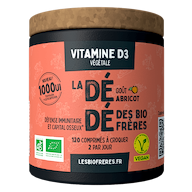 Vitamine D3 (1000 IU) abrikozensmaak bio
