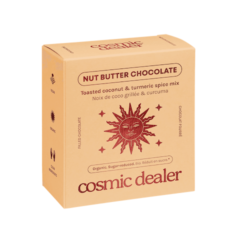 Toasted Coconut & Turmeric - box of 4 chocolates