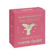 Raspberry & Macadamia - box of 4 chocolates organic