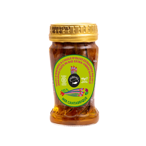 Ansjovisfilets met bio olijfolie