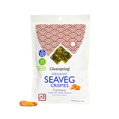 Seaweed Crispies with Turmeric multipack