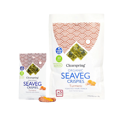 Seaweed Crispies with Turmeric multipack