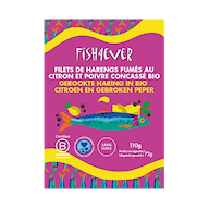 Filets hareng fumés citron & poivre concassé bio 