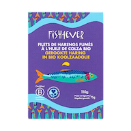 Gerookte haringfilets biologische koolzaadolie 