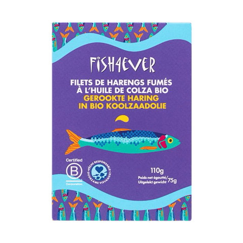 Filets hareng fumé huile colza bio