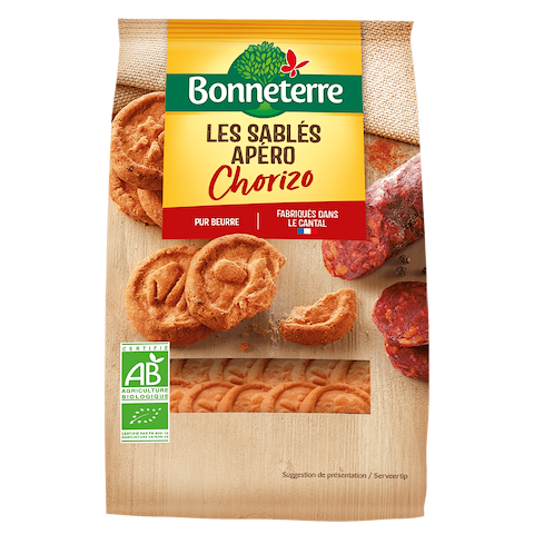 Biscuit aperitif au chorizo