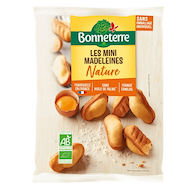 Mini madeleines bio