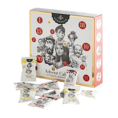 Glutenvrije adventskalender koekjes