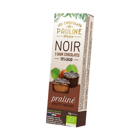 3 Mini Rochers Noir Noisette