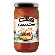 Cappelletti Légumes Sauce Mozzarella bio