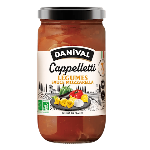 Cappelletti Légumes Sauce Mozzarella