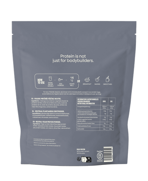 Neutral protein powder (71% protein)