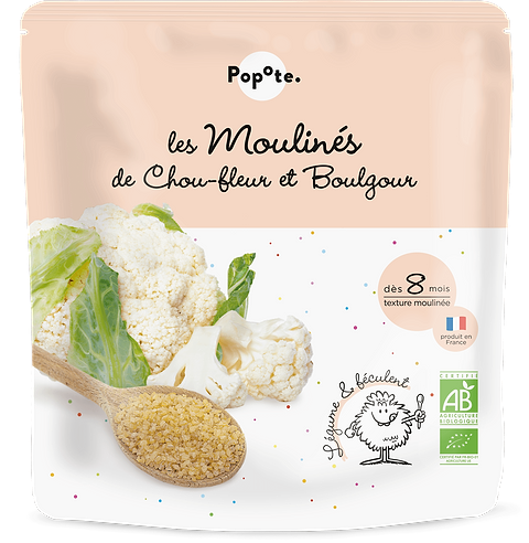 Les Moulinés Chou-fleur Boulgour dès 8 mois