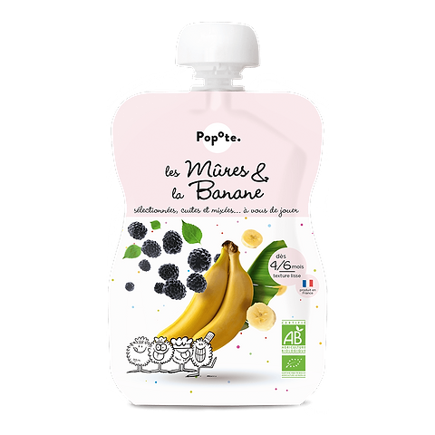 Bramen Banaan Knijpzakje vanaf 4 Maanden