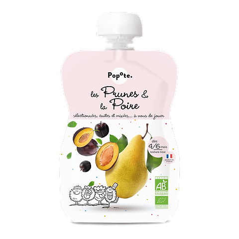 Prune Pear Pouch from 4 Months