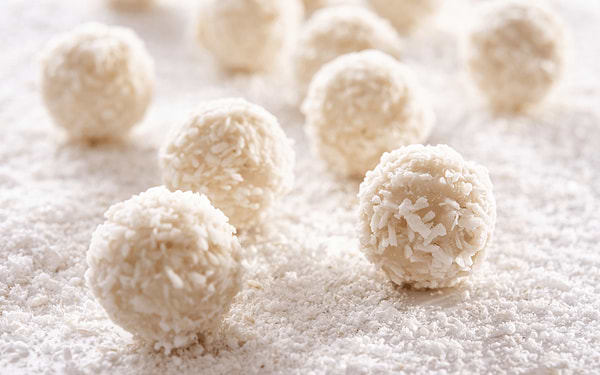 Lemon protein bites