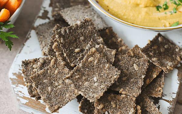 Crackers maison au sarrasin & grainesimage