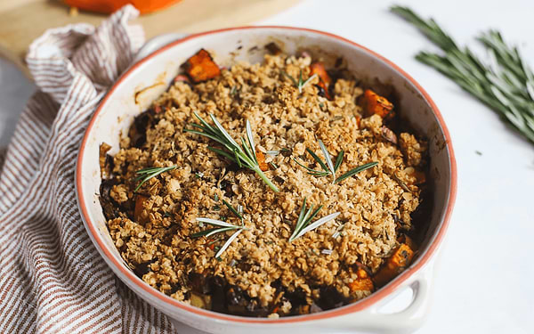 Crumble d’automne au air fryerimage