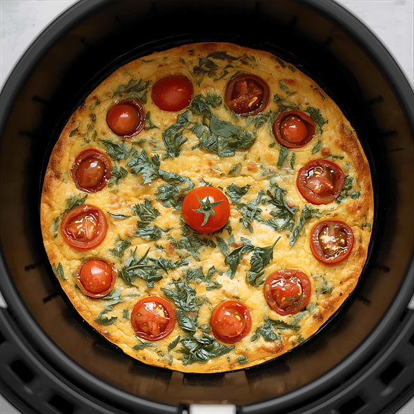Quiche sans pâte à l'Air Fryerimage