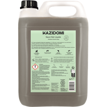 Savon Noir Liquide Huile Lin