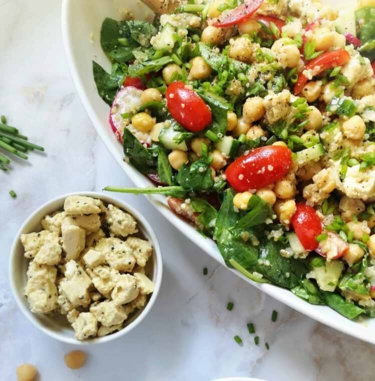 Salade croquante de pois chiches 