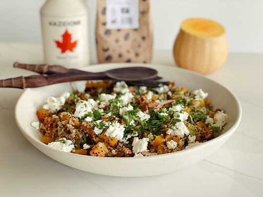 Salade de butternut au sirop d’érable 