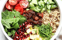 Salade de quinoa aux herbes (IG bas et anti-inflammatoire)