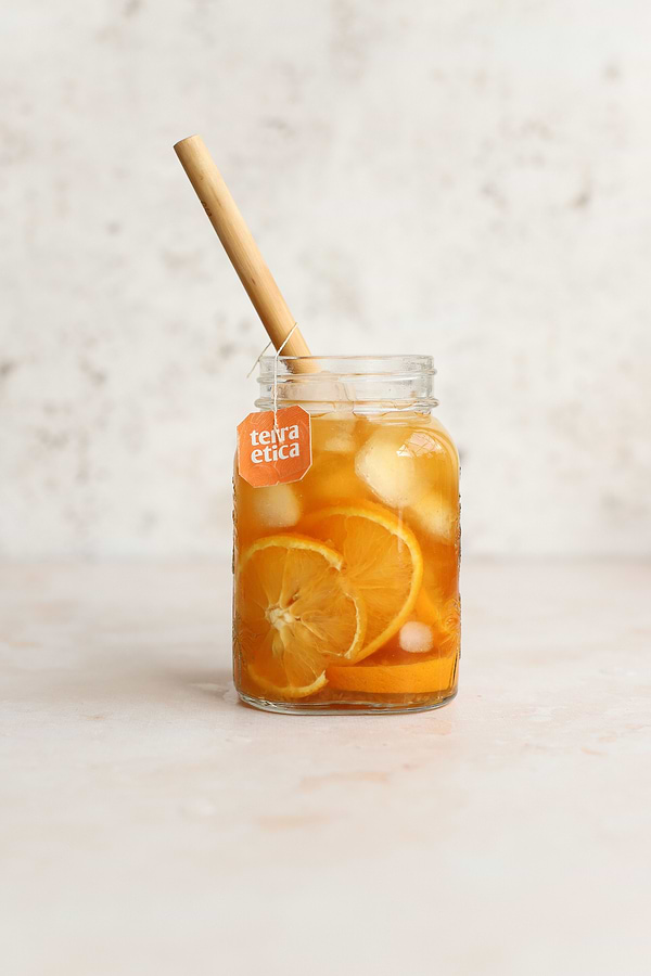 Thé glacé detox orange et rooisbos