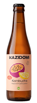 Kombucha Passievrucht & Citroen bio