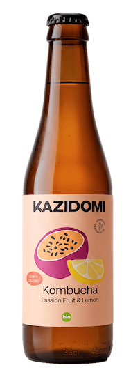 Kombucha Passievrucht & Citroen bio