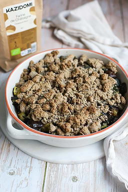 Crumble salé maison