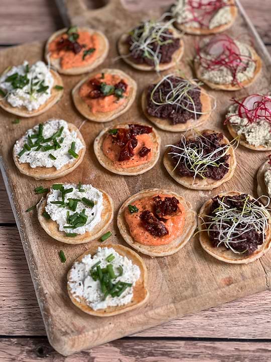 Blinis salés maison 