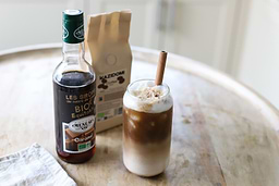 Iced caramel latte 