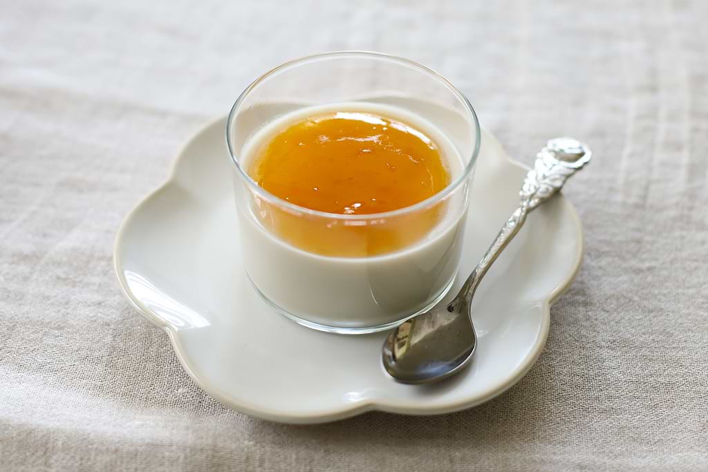 Panna cotta coco et abricot