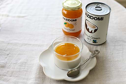 Panna cotta coco et abricot