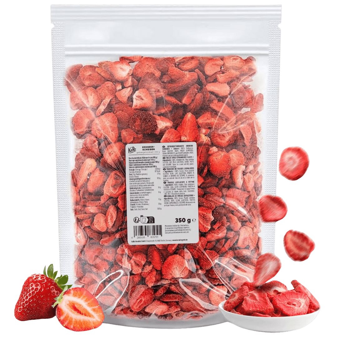  Sliced freeze-dried strawberries 0