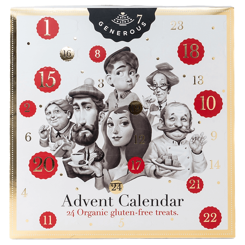 Glutenvrije adventskalender koekjes