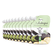 Aubergine Pouch from 4 months organic