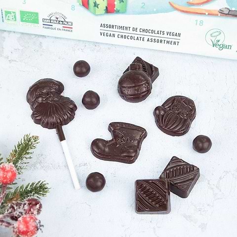 Calendrier Avent 2023 Chocolat Vegan