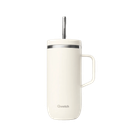 Stainless Steel Thermos Cup with Handle - Sand