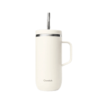 RVS Thermosbeker met Handvat - Zand 