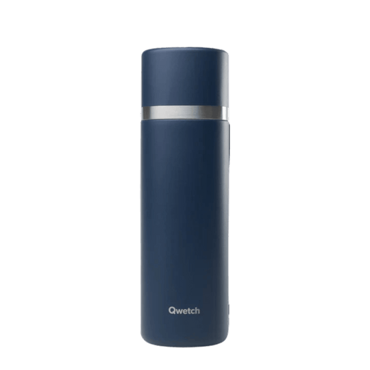 Marineblauwe RVS Thermos 0