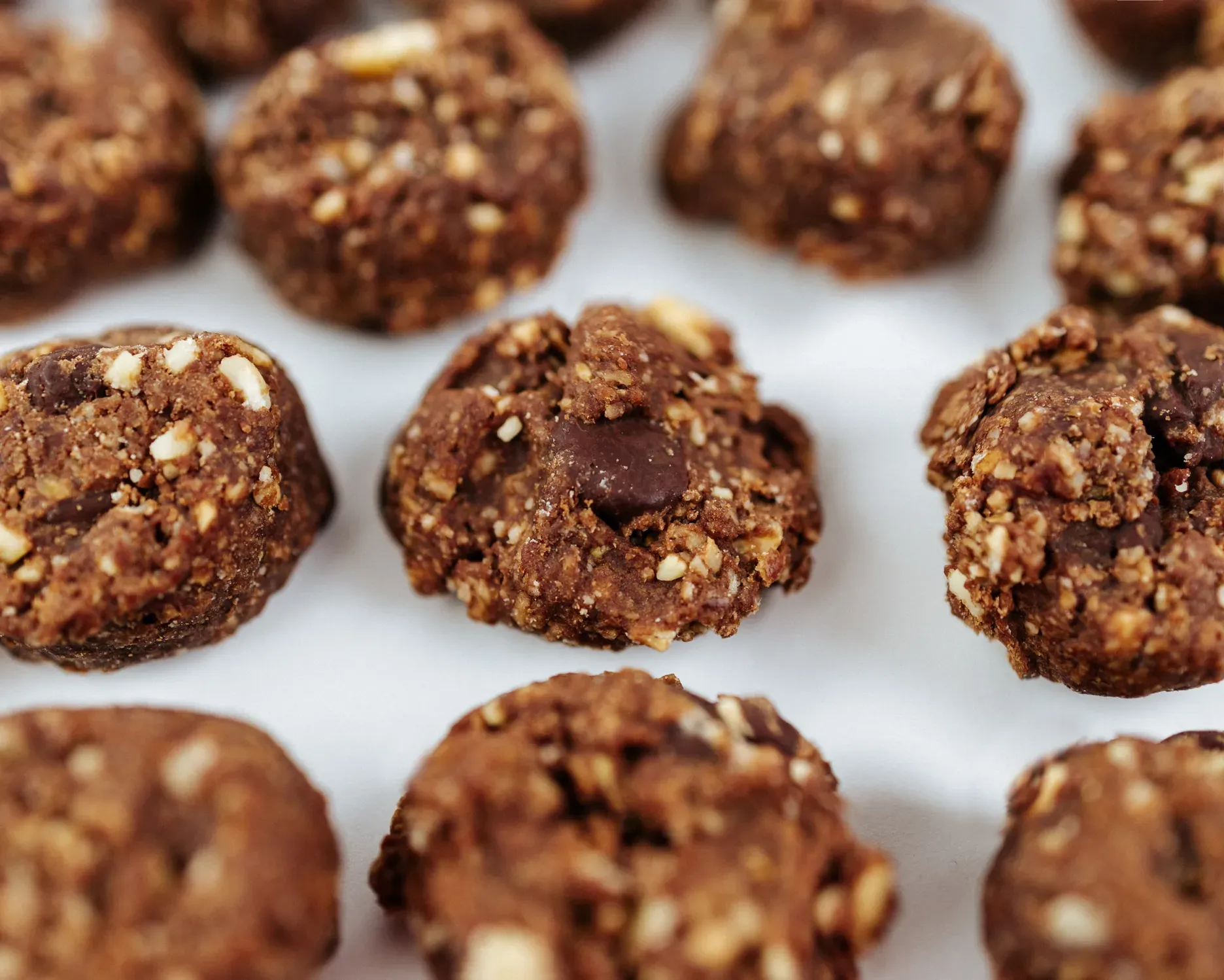 Mini Cookies Chocolate Nuts Gluten Free