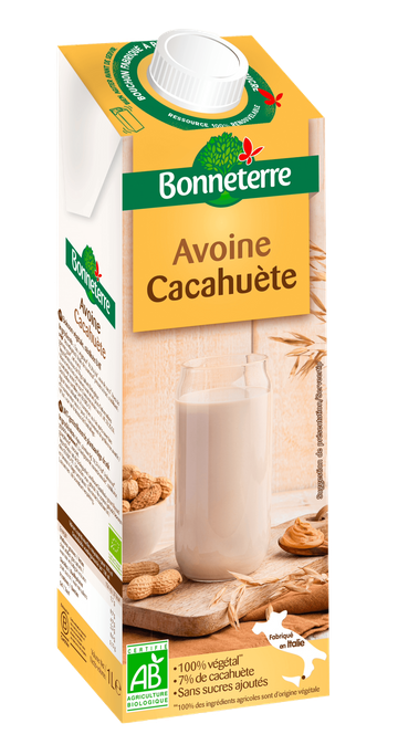 Boisson Avoine Cacahuete BIO